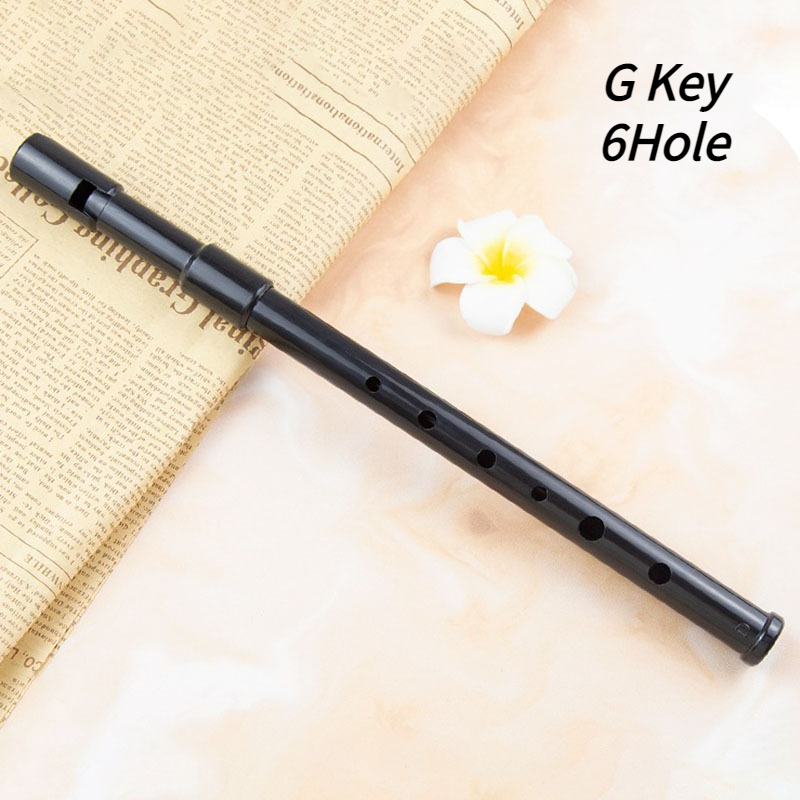Penny Whistle D - 6 حفرة الراتنج القصدير صافرة D