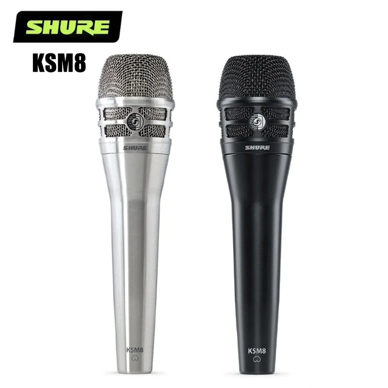 Shure Mic Sm58 - ميكروفون شور KSM8 الاحترافي الديناميكي للغناء،