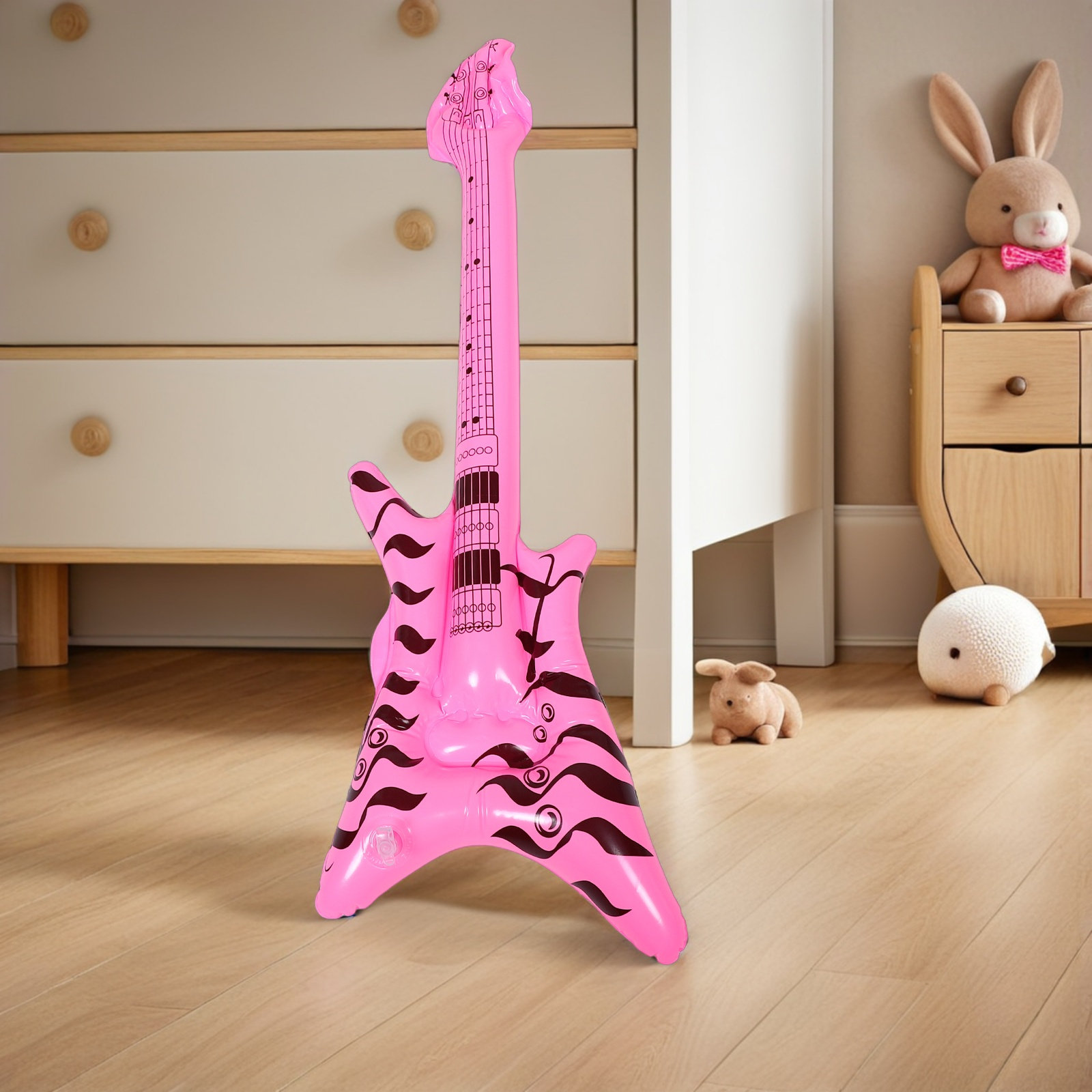 Musical Instrument Photo - جيتار روك آند رول قابل للنفخ،