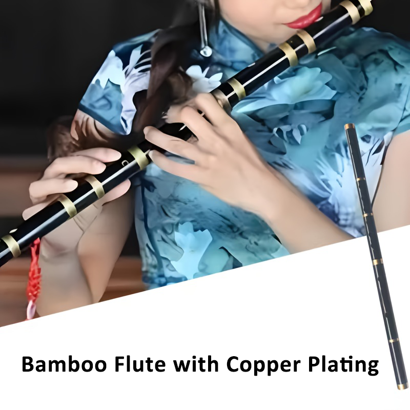 Musical Instrument Pipe - 6 ثقوب مزمار الخيزران مع طلاء