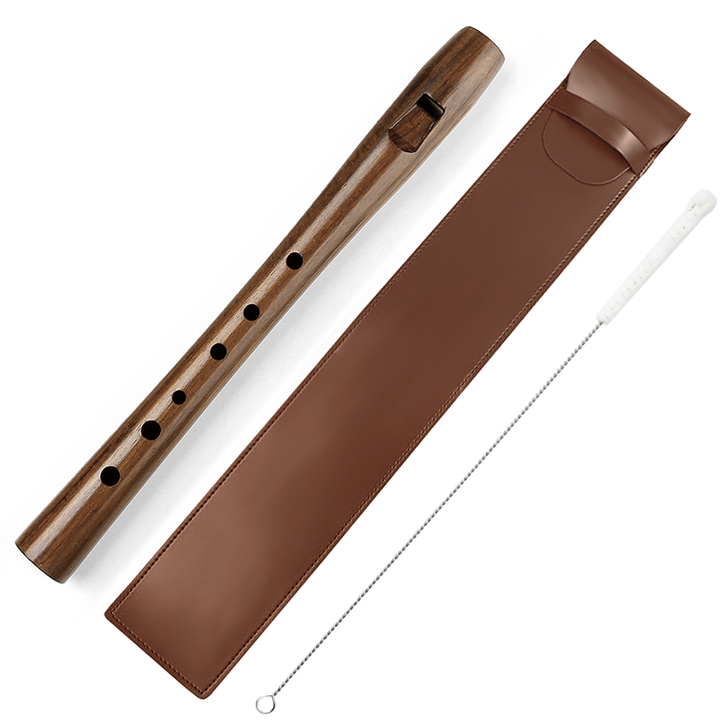 Musical Instrument Indian - فلوتا هندية مصنوعة من الخشب الوردي،