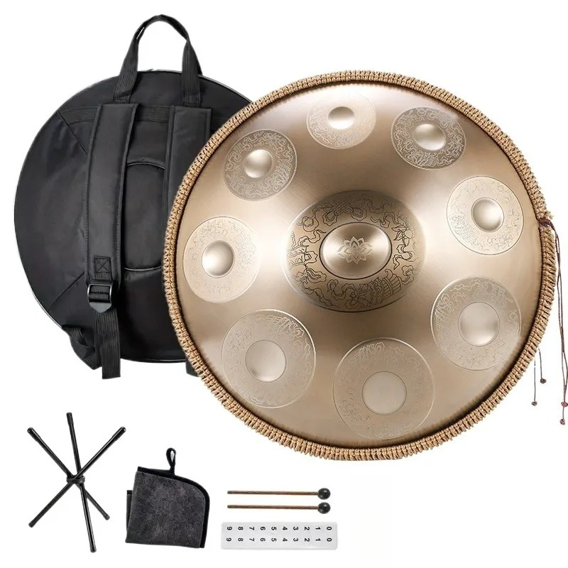 Musical Instrument Handpan - 18 بوصة الفولاذ المقاوم للصدأ HandPan