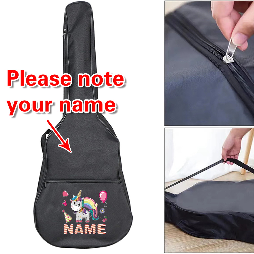 Musical Instrument With Names - تخصيص اسم حقيبة الغيتار 36-41 بوصة