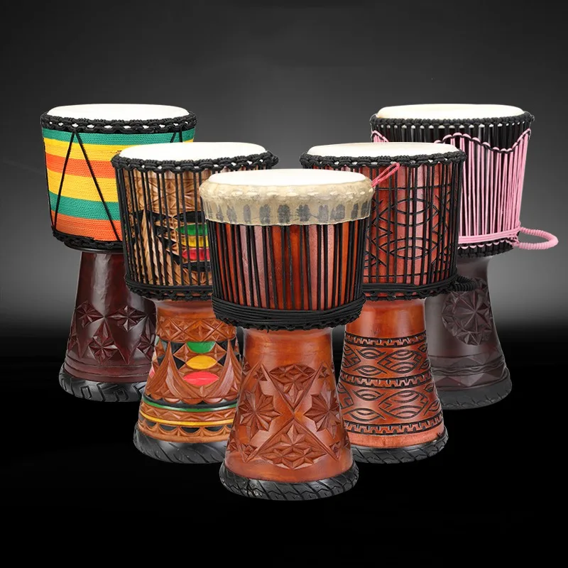 Musical Instrument Types - 12 بوصة Djembe الماهوجني الأفريقي طبل