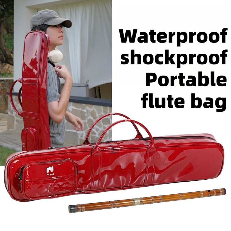 Musical Instrument Bag - حقيبة فلوت من الخيزران المطلي باللاكر،