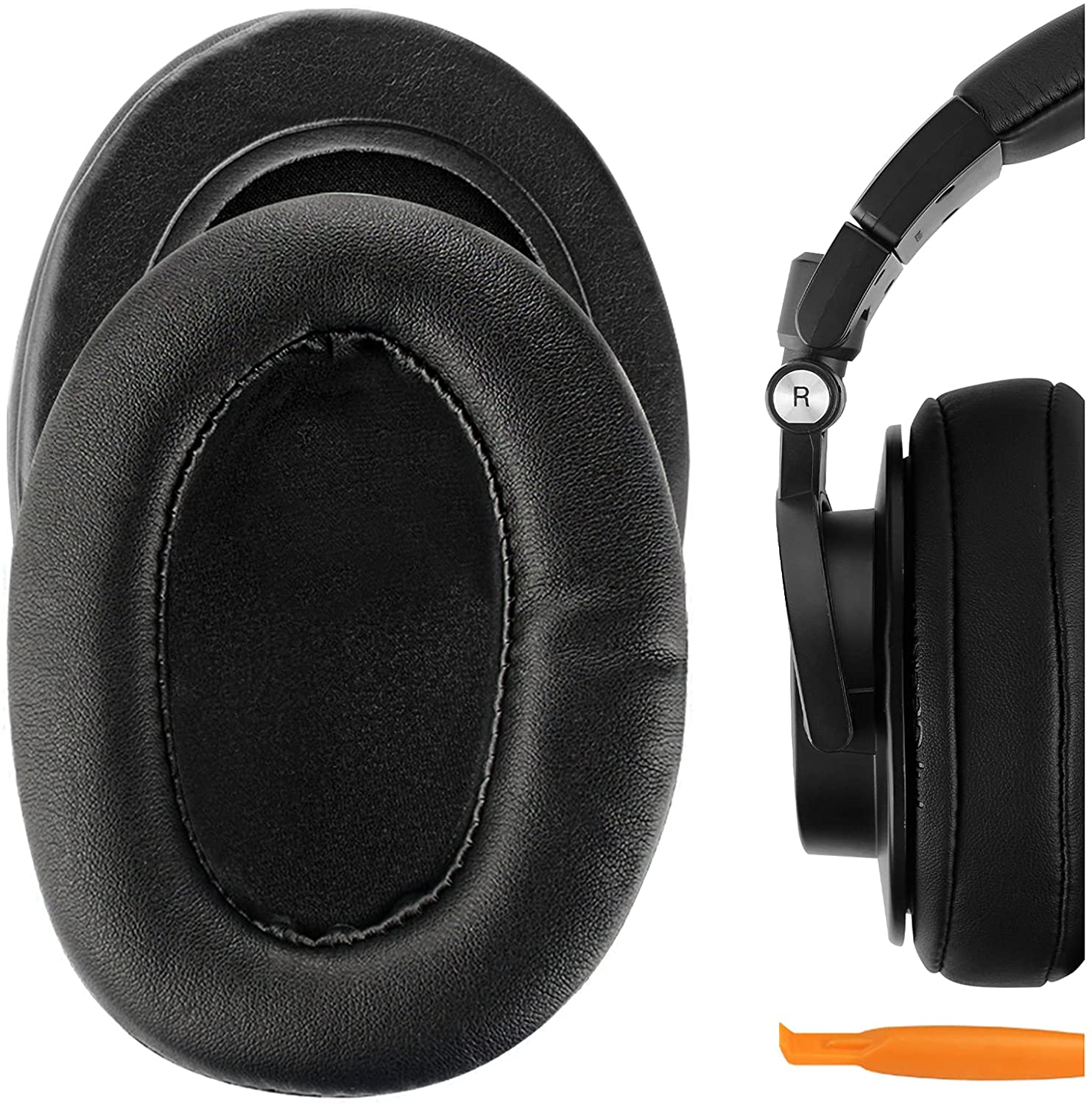 وسائد أذن بديلة من الجلد الصنا - مراجعة Audio Technica Headphone Ath-M20X وسعره