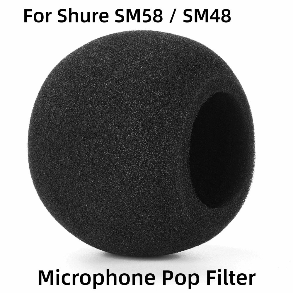 غطاء ميكروفون بديل من الإسفنج  - مراجعة Shure Mic Sm58 وسعره