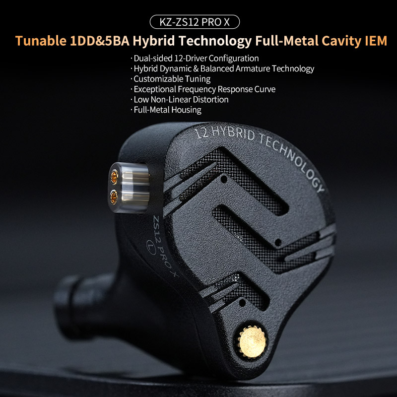 KZ ZS12 PRO X سماعات أذن معدني - مراجعة L Musical Instrument وسعره