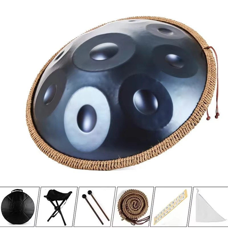 طبل هاندبان بتردد 440 هرتز و43 - مراجعة Musical Instrument Handpan وسعره