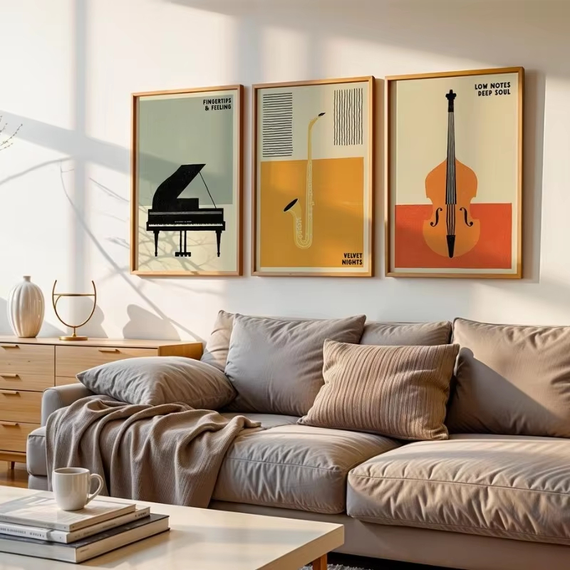 ملصق موسيقى البوب ​​العتيقة عل - مراجعة Musical Instrument Photo وسعره