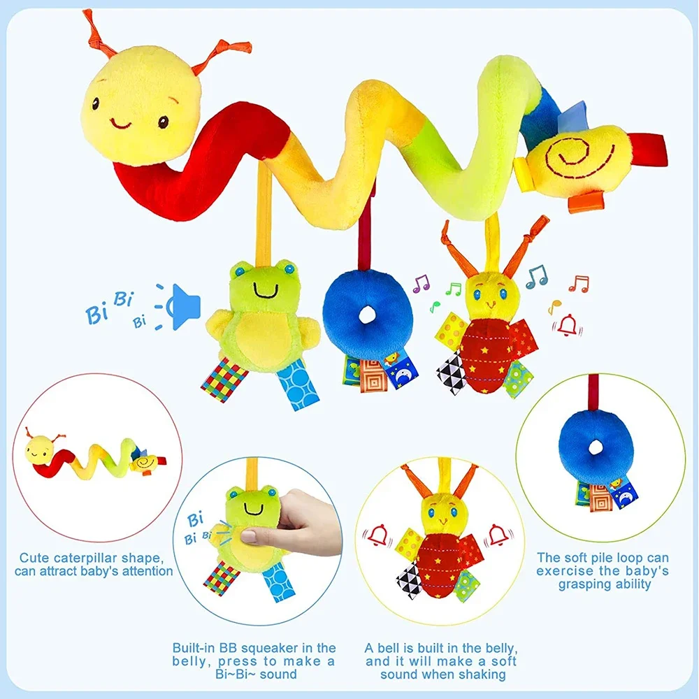 ألعاب عربة الأطفال الحلزونية ل - مراجعة Musical Instrument Rattle وسعره