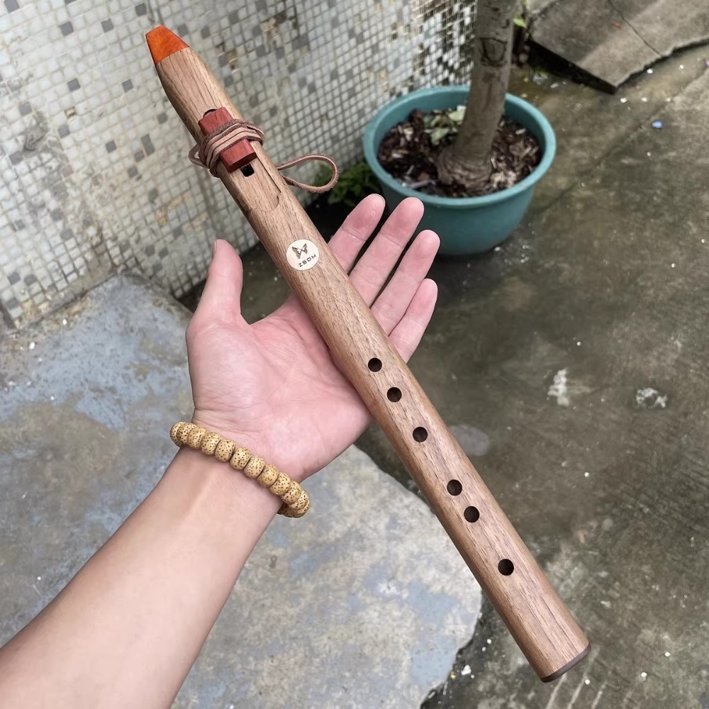 فلوت خشبي عمودي بدرجات صوت B/C - مراجعة Musical Instrument Indian وسعره