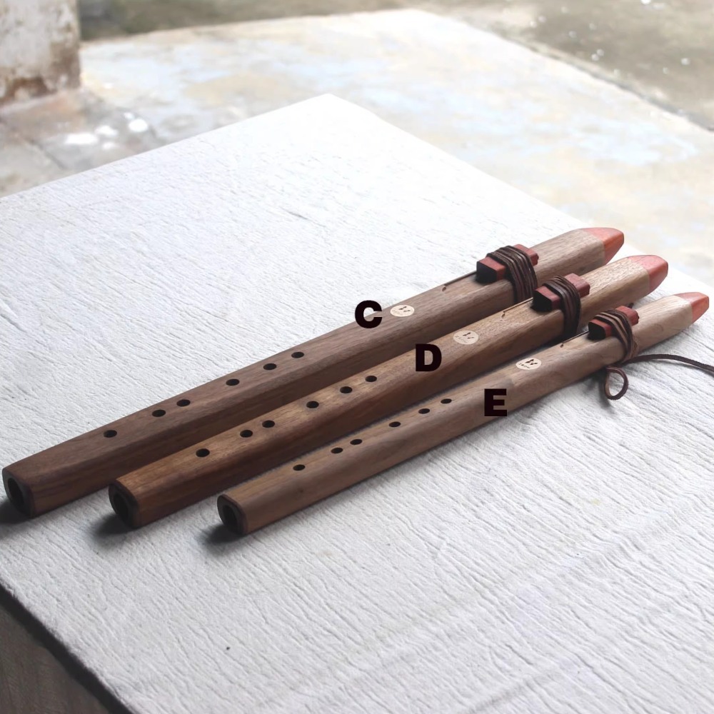 فلوت خشبي عمودي بدرجات صوت B/C - مراجعة Musical Instrument Indian وسعره
