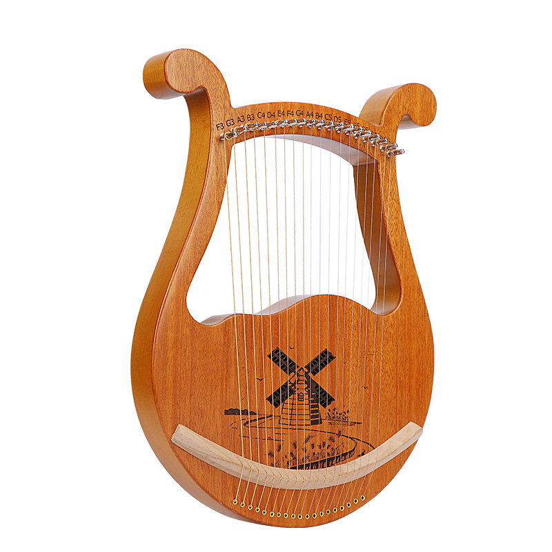 Moon Lyre Harp 19 سلاسل هدية ج - مراجعة Musical Instrument Easy To Learn For Adults وسعره