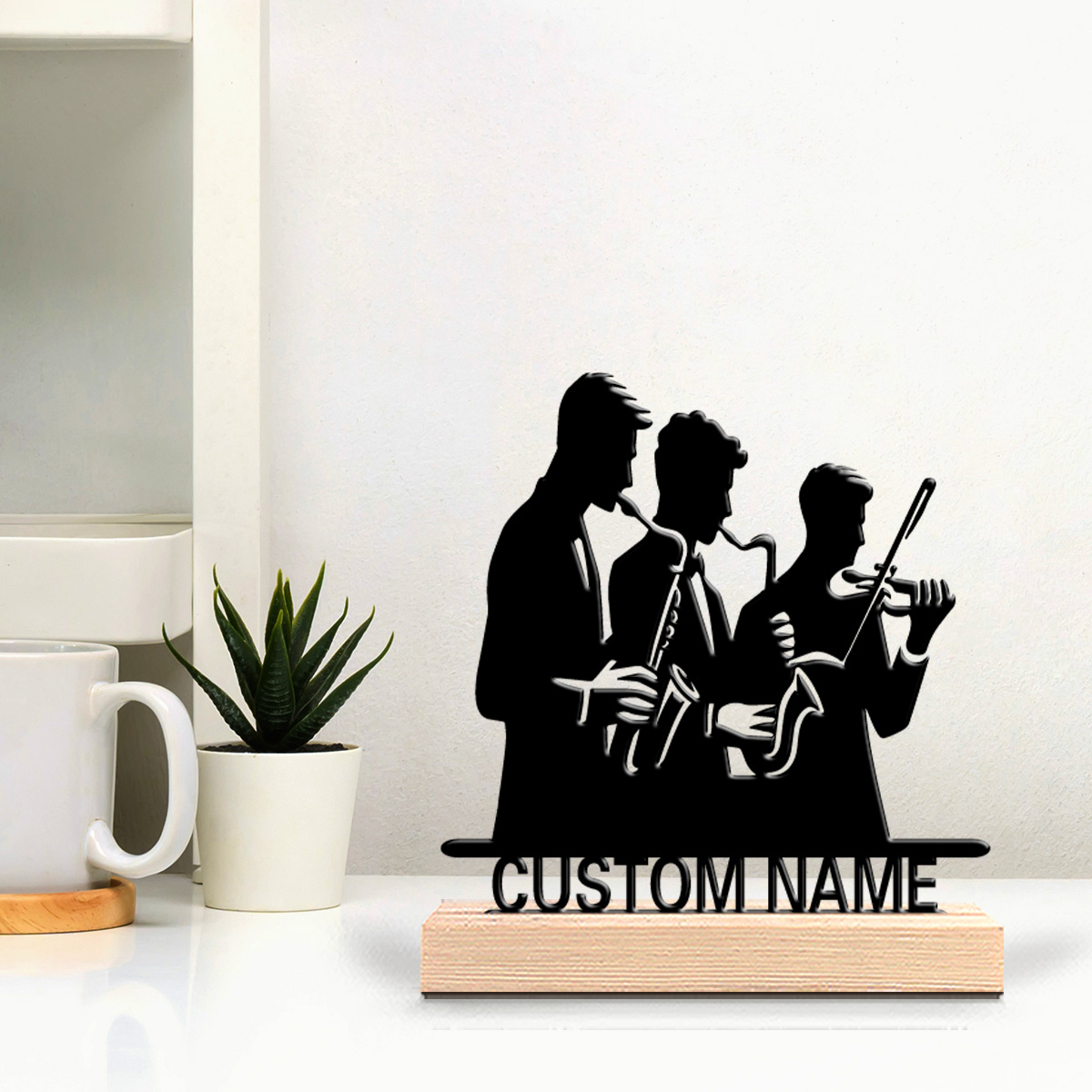 قطعة واحدة من تمثال معدني مخصص - مراجعة Musical Instrument With Names وسعره