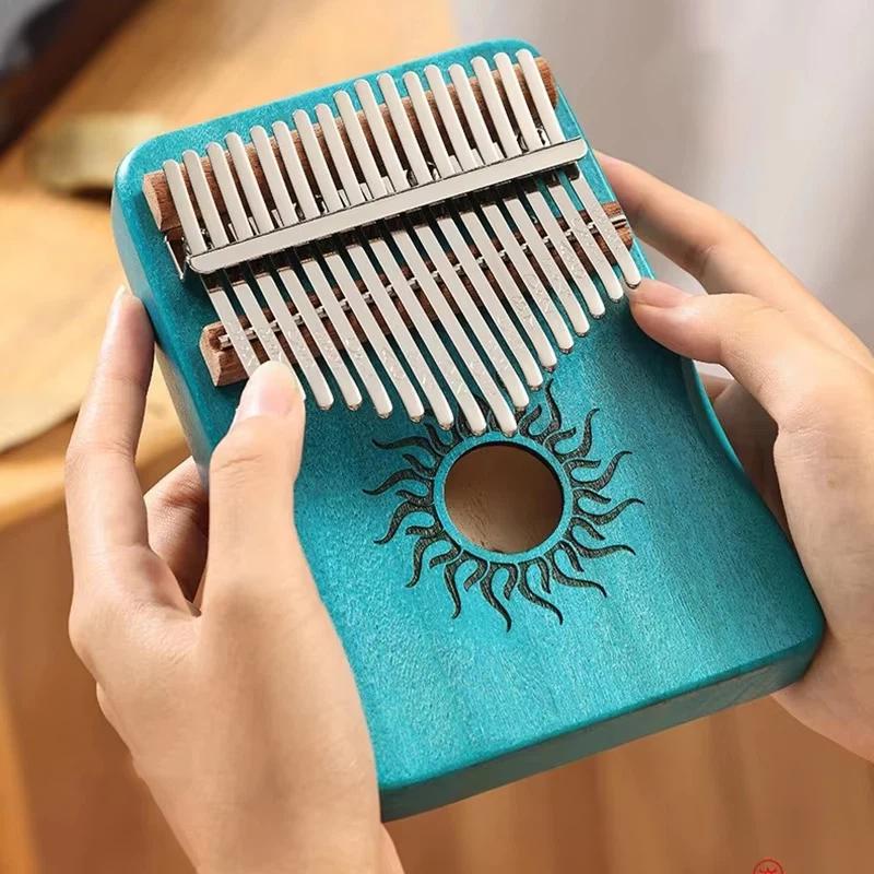 آلة كاليمبا خشبية محمولة بـ 17 - مراجعة Musical Instrument Easy To Learn For Adults وسعره