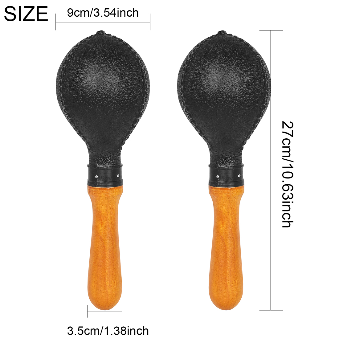 زوج واحد من الماراكاس الاحتراف - مراجعة Musical Instrument Rattle وسعره