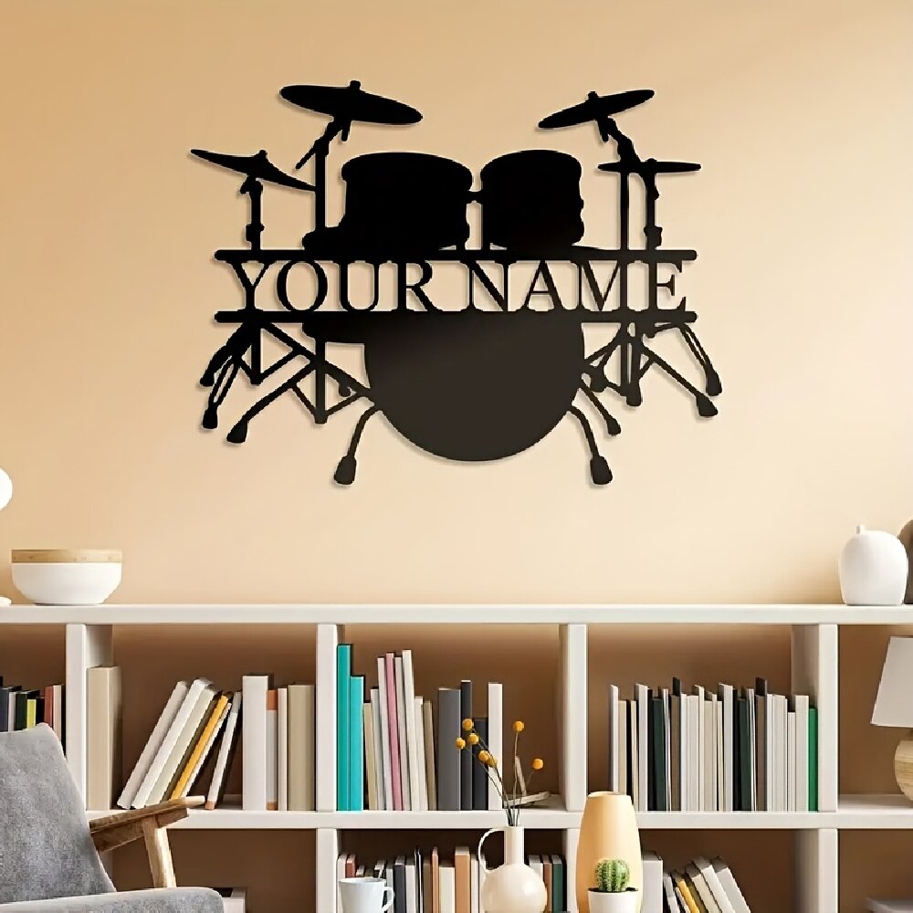 لوحة جدارية معدنية مخصصة على ش - مراجعة Musical Instrument With Names وسعره