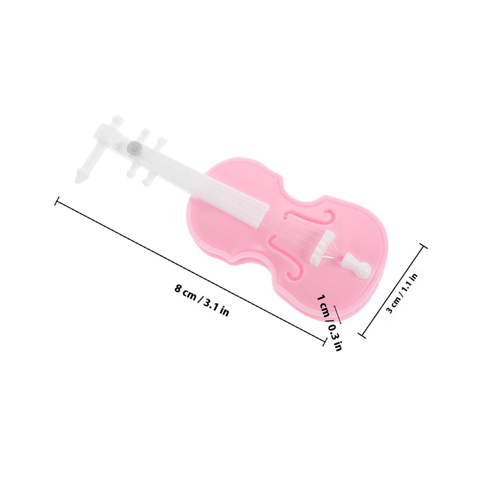 6 قطع من ديكورات الكمان المصغر - مراجعة Musical Instrument Photo وسعره
