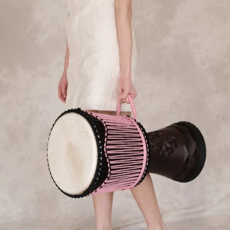 12 بوصة Djembe الماهوجني الأفر - مراجعة Musical Instrument Types وسعره