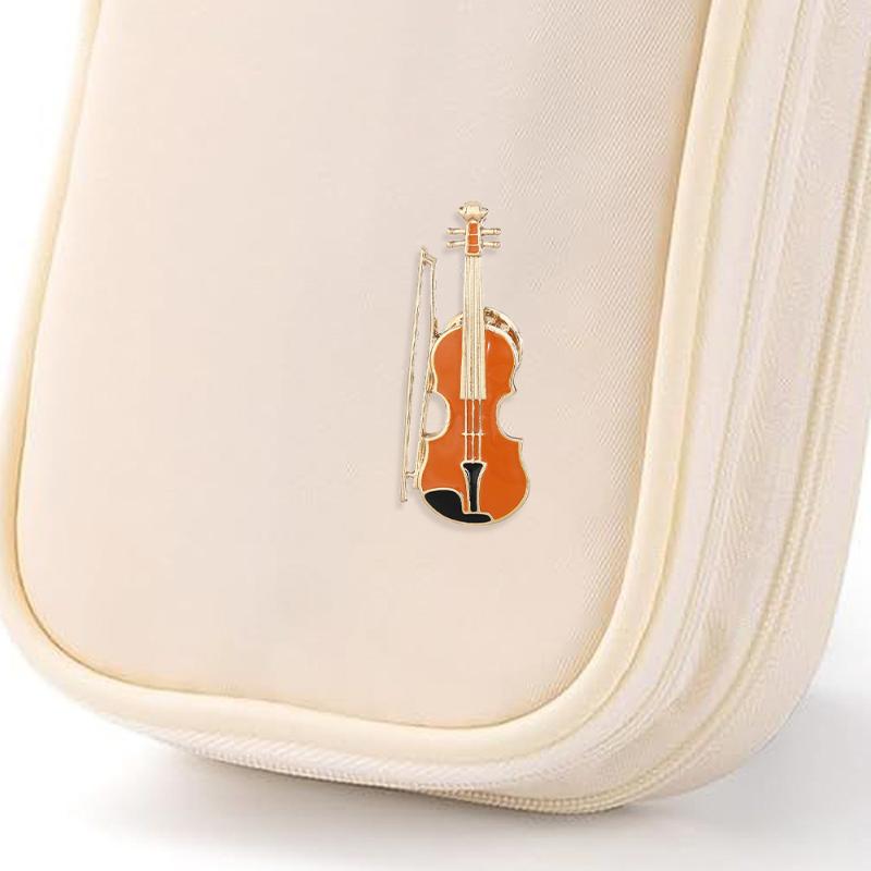 1 قطعة دبوس زينة معدني ذهبي بت - مراجعة Musical Instrument In Orchestra وسعره