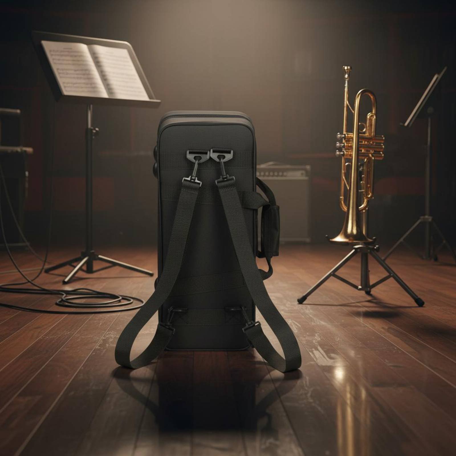 حقيبة ترومبيت سوداء سميكة ومبط - مراجعة Musical Instrument Bag وسعره