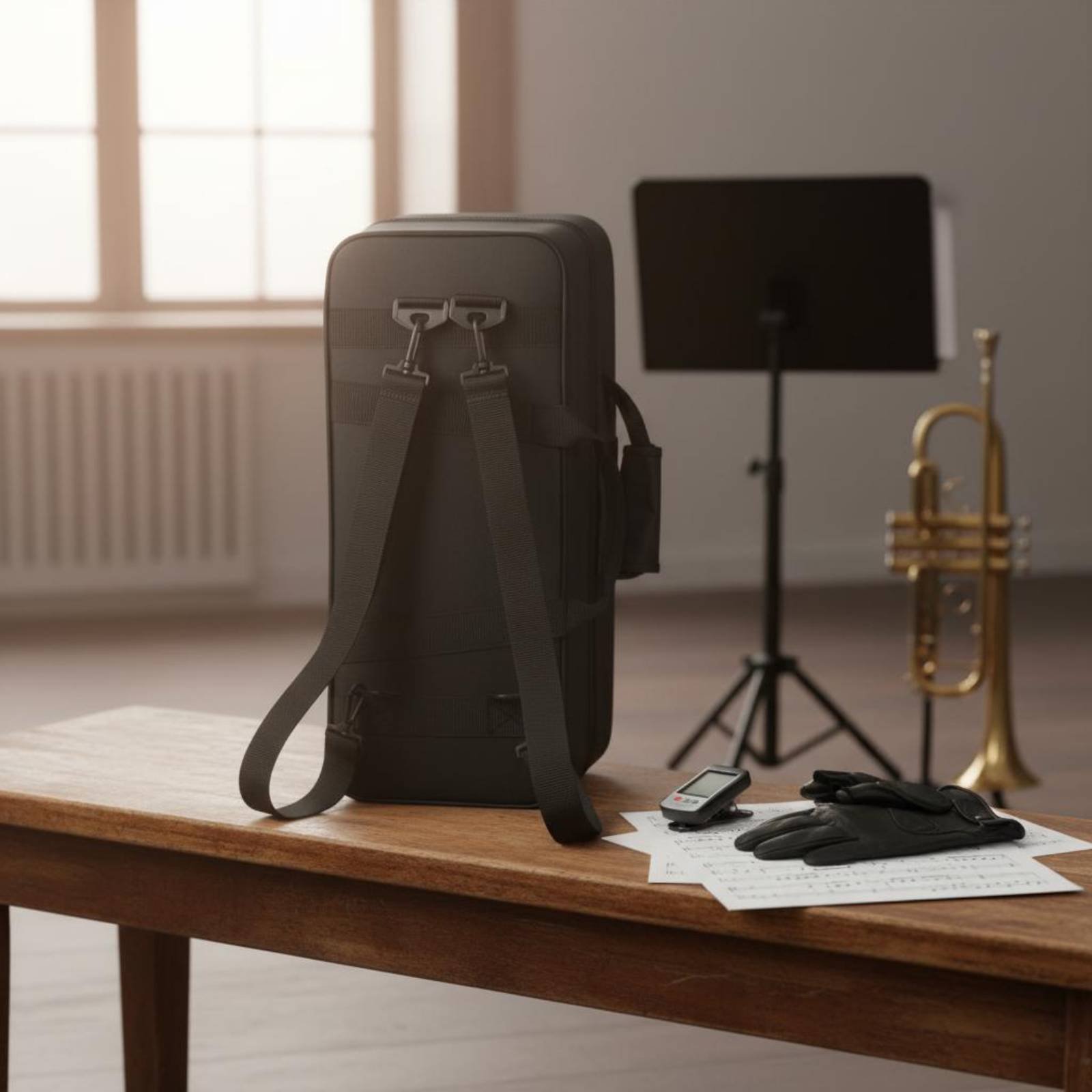 حقيبة ترومبيت سوداء سميكة ومبط - مراجعة Musical Instrument Bag وسعره
