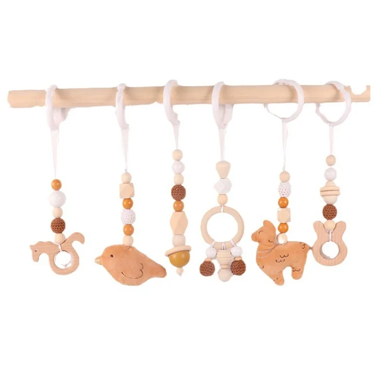 6 قطعة ألعاب الأطفال الخشبية خ - مراجعة Musical Instrument Rattle وسعره