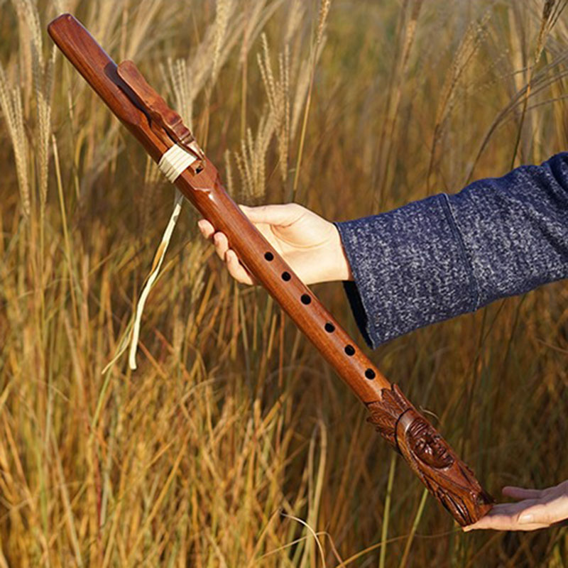 الناي الهندي الخشبي 6 حفرة الل - مراجعة Musical Instrument Indian وسعره