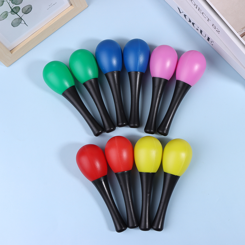 2 قطعة من البلاستيك Maracas ال - مراجعة Musical Instrument Rattle وسعره