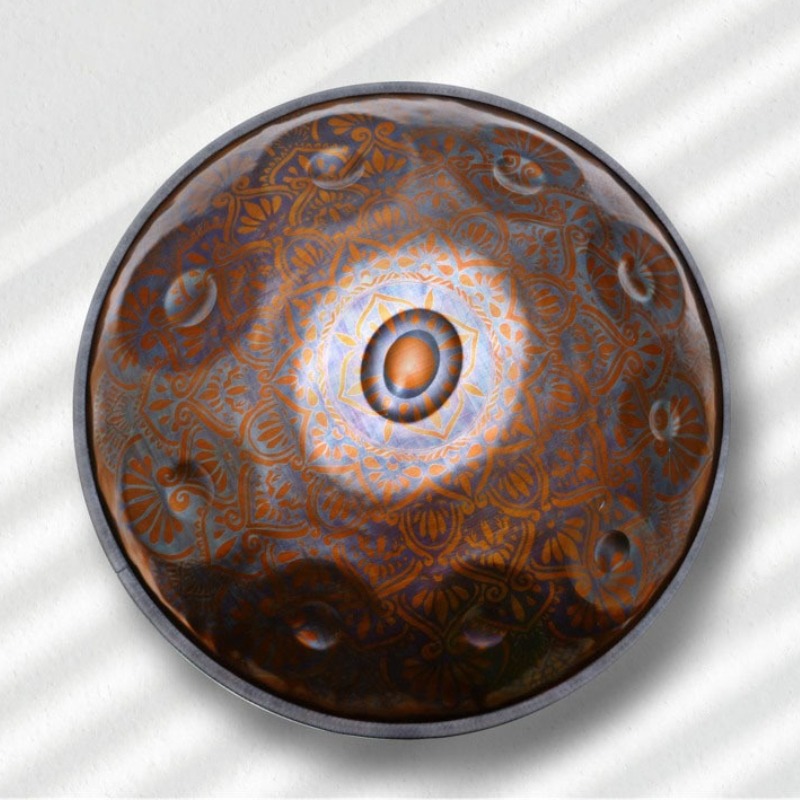 9 لهجة التأمل HandPan 10 نغمات - مراجعة Musical Instrument Types وسعره