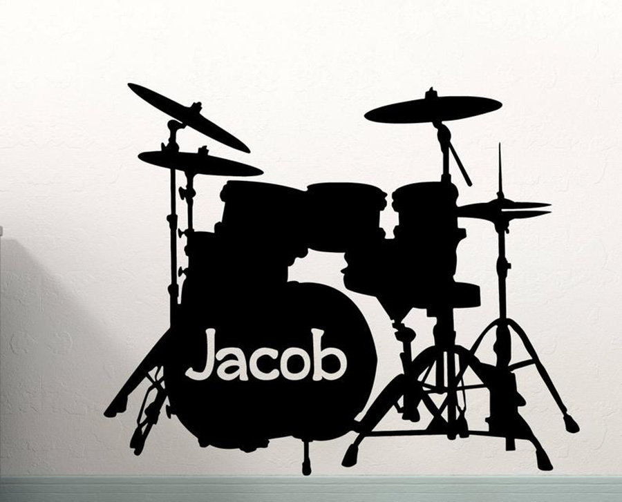 طقم أنابيب الجدار ملصق مخصص اس - مراجعة Musical Instrument With Names وسعره